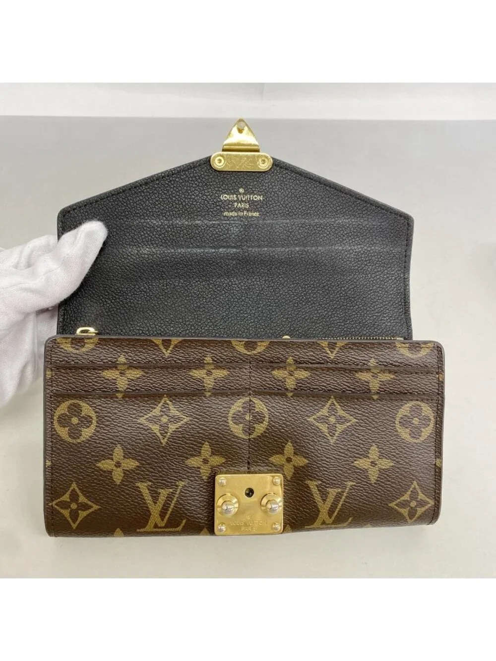 Louis Vuitton Wallet Monogram Portefeuille Pallas Noir